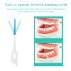 An-self 160PCS Interdental Brushes Ultra Tight Bristles Tooth Interdental Cleaners Silicone Toothpick Brush Disposable Teeth Soft Picks, Green view 3