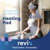 REVIX Microwave Heating Pad for Neck and Shoulders Lower Back, Warm Compress Heated Back Wrap with Weighted Plush, Hot Eye Mask, Set of 3 view 2