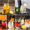 100pcs Sugarcane Straws, 8 Inch Sturdy Biodegradable Plastic Free Eco-Friendly Compostable Smoothie Drinking Straws for Home Restaurant Beach Parties Not Foggy view 4