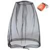 Cinvo Head Net Hat for Bugs No See Ums, Insects, Gnats, Biting Midges - Spacious Net Room Works Over Most Hats - Black view 1