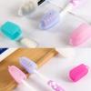 01 Toothbrush Head, Toothbrush Protective Toothbrush Protective Case Oothbrush Protector for Home, Travel, Camping(Light blue) view 4