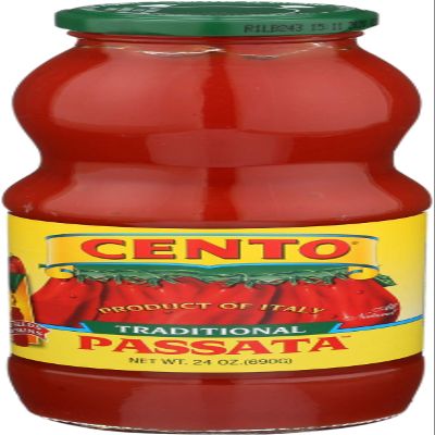 CENTO FOODS Crushed Passata Tomatoes, 24 OZ Pack of 10