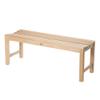 ARB Teak and Specialties Teak 47" (120 cm) Shower Bench Curved, Brown view 1