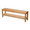 Arb Teak & Specialties Coach Shower Bench 59" (150 cm) with Shelf view 4