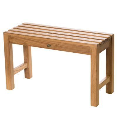 ARB Teak and Specialties Teak 30" (75 cm) Shower Bench Coach, Brown