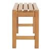 ARB Teak and Specialties Teak 30" (75 cm) Shower Bench Coach, Brown view 3