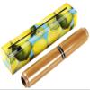 Chicwrap Lemon Refillable Plastic Wrap Dispenser - Includes One 12" x 250' Roll of Professional Grade Plastic Wrap - BPA Free and Kosher Certified - Reusable Dispenser w/Slide Cutter view 1