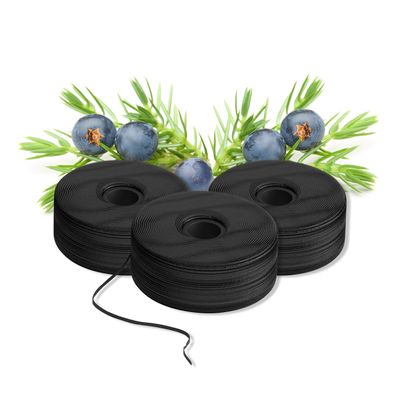 BURST Expanding Dental Floss Refills (32 Yards/3 Pack) | Juniper Berry Aroma Bobbins | Woven Tooth Floss | Stain-Absorbing | Vegan | Paraben, BPA & Cruelty-Free | Smart Expanding Floss Refills
