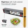 Chicwrap Houndstooth Refillable Plastic Wrap Dispenser - One 12" x 250' Roll of Professional Grade Plastic Wrap - BPA Free and Kosher Certified - Reusable Dispenser w/Slide Cutter view 3