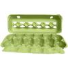 Lime Green Tint Colored Blank 12-Egg View Top Paper Pulp Carton (150 Pack) view 2