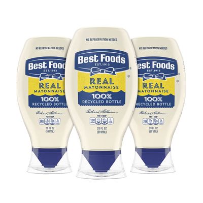 Best Foods Real Mayonnaise Squeeze Bottle For a Creamy Sandwich Spread or Condiment Made With Cage-Free Eggs 20 oz