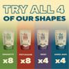Its Skinny Pasta Variety Pack  Spaghetti, Fettuccine, Angel Hair and Orzo, Low Carb, Gluten Free, Keto & Vegan-Friendly, Shirataki Konjac, 4.5 Calories, Ready in 2 Minutes (24 Packs) view 4