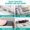 Vekkia Queen Bed Wedge Pillow for Headboard Gap/Bed Gap Filler to Cover 0-6" Gap Between Headboard and Mattress, 60"x10"x6"-Gray view 3