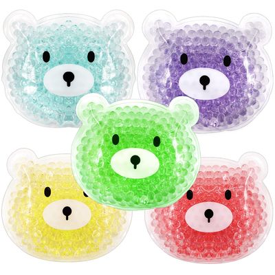 5 PCS Boo Boo Ice Packs, Reusable Ice Pack, Auxiliary Fever Reduction, Hot Cold Pack for Injuries, Wisdom Teeth, Baby Colic, Gas and Upset Stomach, Pain Relief, Fever, Headaches