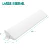 Vekkia Queen Size Bed Wedge Pillow for Headboard Gap/Mattress Wedge Gap Filler/Bed Gap Filler Fill 0-6" Gap Between Headboard and Mattress,60"x10"x6"-White view 2