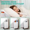 Vekkia Queen Size Bed Wedge Pillow for Headboard Gap/Mattress Wedge Gap Filler/Bed Gap Filler Fill 0-6" Gap Between Headboard and Mattress,60"x10"x6"-White view 3