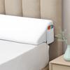 Vekkia Cal King Size Bed Wedge Pillow Gap Filler/Headboard Pillow/Mattress Wedge to Fill Gap (0-6") Between Headboard and Mattress (White 72"x10"x6") view 1