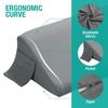 Vekkia Cal King Size Bed Wedge Pillow/Headboard Pillow Mattress Wedge Gap Filler,Close Gap (0-6") Between Headboard and Mattress Gray 72"x10"x6" view 4