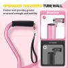 BeneCane Walking Cane Adjustable Cane with Offset Soft Cushioned Handle for Men & Women Lightweight Comfortable Extra Stability Base Mobility Aid for Men Women and Seniors view 4