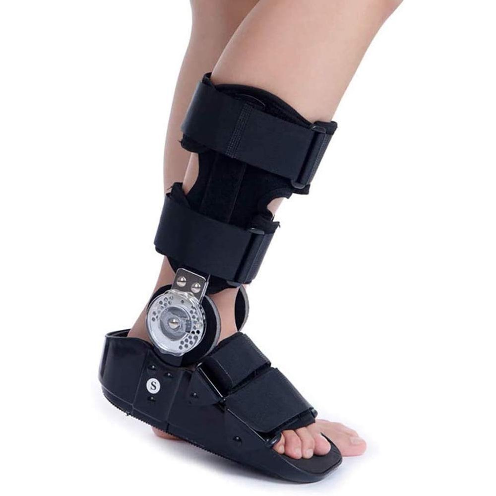 HSRG Fixed Leg Ankle Boots, Chuck Type Medical Shoe Ankle Joint Fixed Brace, Fracture Ankle Support Shoes with Ruptured Achilles Tendon, for Fracture Recovery