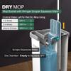 JOYMOOP Mop and Bucket with Wringer Set, Hands Free Flat Floor Mop and Bucket, with 3 Washable Microfiber Pads, Wet and Dry Use, Floor Cleaning System view 3