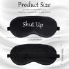 8 Pieces Sleep Mask Silk Eye Mask with Adjustable Strap Soft Blackout Blindfold Eye Cover for Women Men Full Night's Sleep, Travel, Nap, Meditation(Dark Colors) view 3