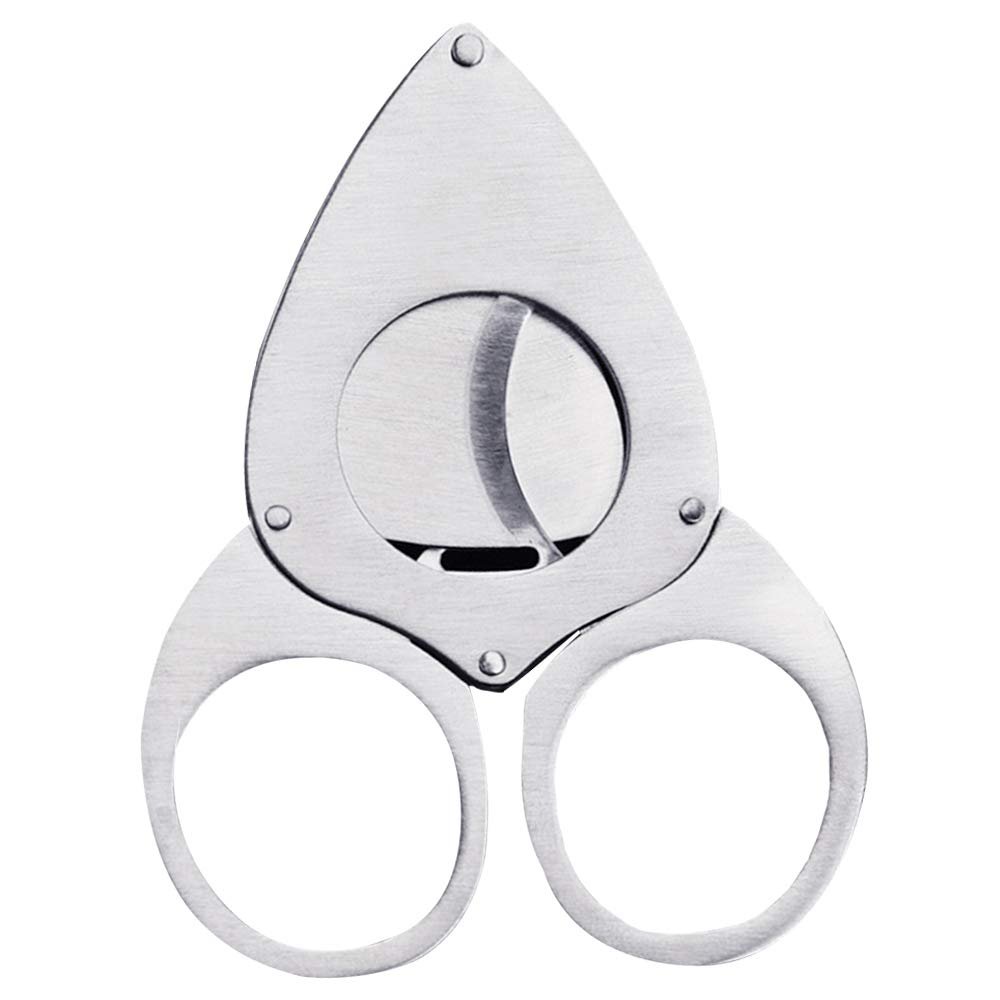 Adela Stainless Steel Cigar Scissors Cutter Super Sharp Cutters Cigar Accessories (04108stainless Steel)