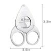 Adela Stainless Steel Cigar Scissors Cutter Super Sharp Cutters Cigar Accessories (04108stainless Steel) view 2