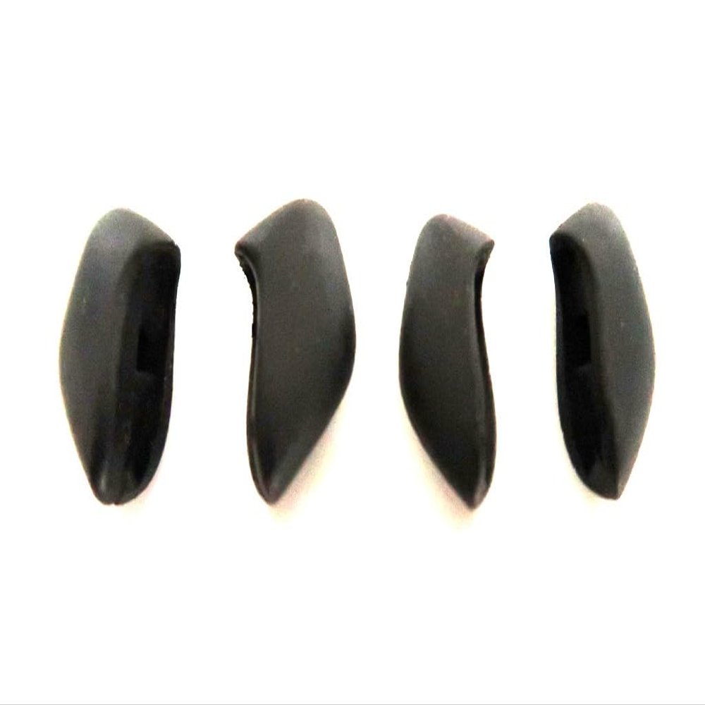 Galaxy Nose Pads & Earsocks Rubber Kits Compatible For Oakley Flak Jacket XLJ Black (Nose Pad Black 2 Sizes)