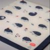  Japanese Furoshiki Cute Handkerchief & Bento wrapping Cotton Fabric Wrapping Cloth Handmade In Kyoto Gifts Souvenir (blue hedgehog, 50x50cm) view 2