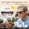 proSPORT 2 Pack Classic Horn Rim Retro 80s Bifocal Sunreaders UV400 Unisex Outdoors +100 to +400 with Microfiber Pouch view 3