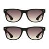 proSPORT 2 Pack Classic Horn Rim Retro 80s Bifocal Sunreaders UV400 Unisex Outdoors +100 to +400 with Microfiber Pouch view 1