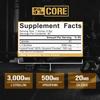 5% Nutrition Core L-Citrulline 3000 with Glycerol | Nitric Oxide Booster & Muscle Pump Supplement | Pre-Workout Additive | Unflavored (60 Servings) view 3