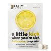 Lemon Flavor Cough Drops by Rally Energy, Cough Relief with Caffeinated Zinc Reinforced Lozenges, Boost Your Energy, Focus, and Productivity - Zero Calorie Throat Lozenges (20) view 1