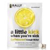 Lemon Flavor Cough Drops by Rally Energy, Cough Relief with Caffeinated Zinc Reinforced Lozenges, Boost Your Energy, Focus, and Productivity - Zero Calorie Throat Lozenges (30) view 1