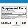 Type Zero L Glutamine Powder, 200 Servings of 5000mg - 6 Month Supply, for Gut Health, Gastrointestinal Lining Support & Recovery for Women/Men - Vegan, Gluten Free, No Fillers, Unflavored view 2