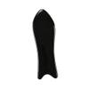 Healifty Hand Tools Hand Tools Buffalo Horn Guasha Board Fish Shaped Guasha Scraping for SPA Physical Muscle Knots Facial Caring Black Stainless Spatula Facial Massager view 1