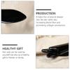Healifty Hand Tools Hand Tools Buffalo Horn Guasha Board Fish Shaped Guasha Scraping for SPA Physical Muscle Knots Facial Caring Black Stainless Spatula Facial Massager view 2