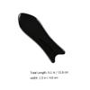 Healifty Hand Tools Hand Tools Buffalo Horn Guasha Board Fish Shaped Guasha Scraping for SPA Physical Muscle Knots Facial Caring Black Stainless Spatula Facial Massager view 3
