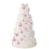 Set of 66 Pack Purple Gold Cupcake Toppers Mixed Size&Colour 3D Butterfly Cake Picks Decorations with Dot Glue and Support Stick for Girl Women Wedding Birthday Party Baby Shower Food Wall Decoration view 1