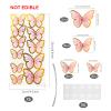 66 Pcs Butterfly Cupcake Toppers Birthday Party Decor,Pink Gold Cake Topper Picks Decor for Girls Women Wedding Birthday Party Baby Shower Party Wall Decoration view 2