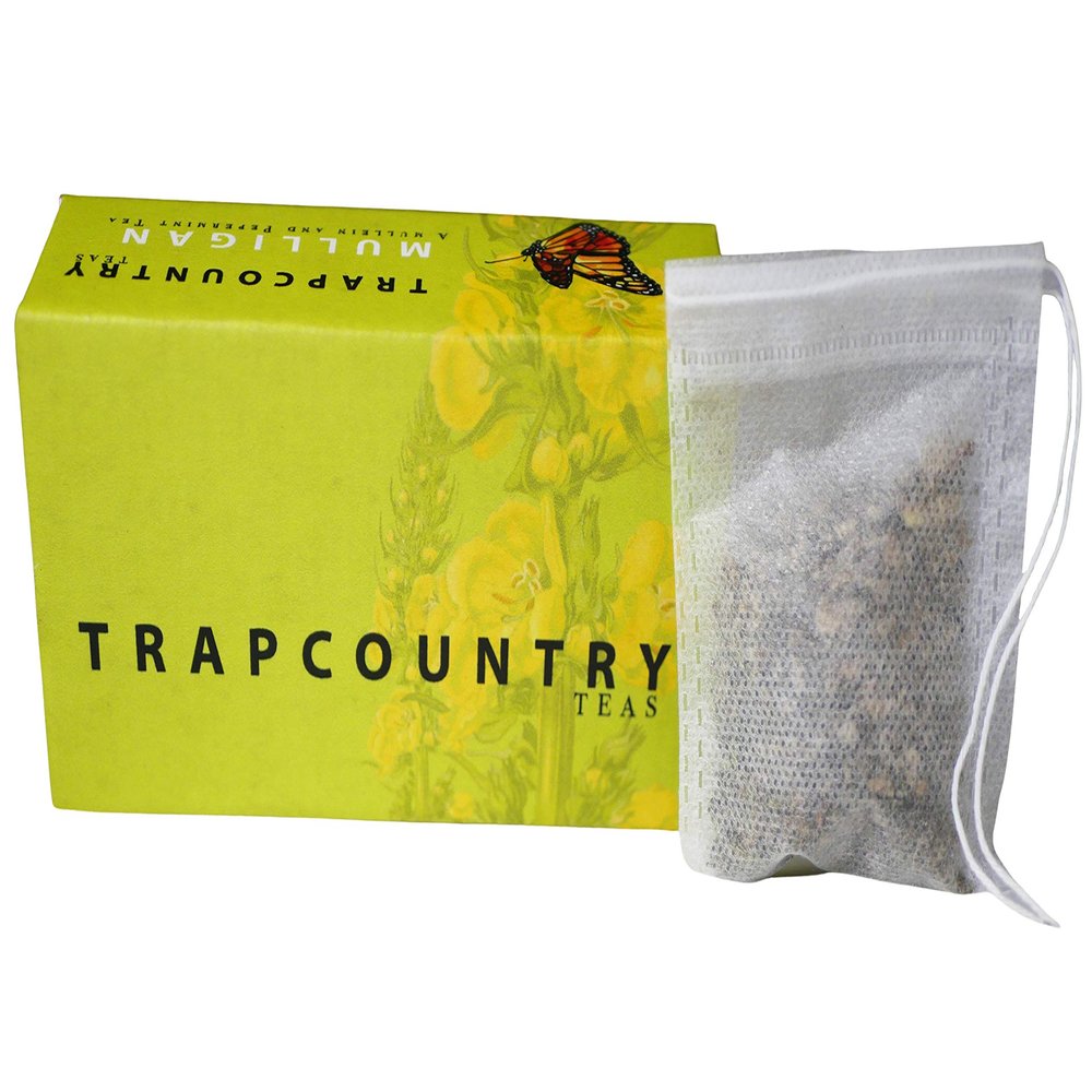Trapcountry Teas - Mulligan - A Mullein and Peppermint Tea - Lung Support - Smokers Cough
