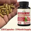 Berberine with Ceylon Cinnamon, Turmeric, Milk Thistle, Artichoke, Black Pepper - 150 Count - Pack of 1 view 3