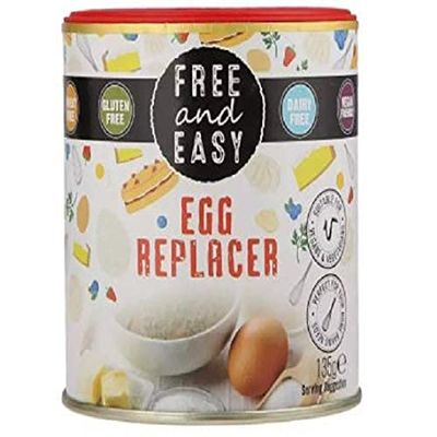 Gluten and Dairy Free Egg Replacer - By Wholesome Harvest 135g - Free and Easy egg replacer is a fantastic alternative for the egg to use in your favourite recipes