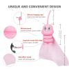 bqover Portable Microfiber Cleaning Cloth,Bag Charm and Silicone Keychain, Safe for Eyeglasses, Phones, Tablets, Lenses, Screens |Large Size 8x8inches,Individually Packed with 2 Refills(Pink) view 2
