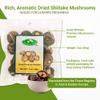 Mushroom House (MUSI1) Dried Shiitake Premium Mushrooms, 2 Oz view 2