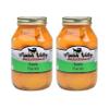 Amish Valley Products Old Fashioned VANILLA Peaches Halves Canned Jarred Peach in 32 oz Glass Jar (2 QT Jars) view 1