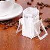 100Pcs Portable Coffee Filter Paper Bag Hanging Ear Drip Coffee Bag Single Serve Disposable Drip Coffee Filter Bag Perfect for Travel, Home, Office,Camping view 4