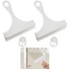 2 Pc Window Shower Squeegee Scraper Wiper Hanging Hook Surface Cleaner Blade view 2