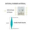 3/16 Inch Orthodontic Elastic Rubber Bands, 500 Pack Medium 3.5 Ounce Rubberbands Dreadlocks Hair Braids Fix Tooth Gap, 5 Pack Free Elastic Placer for Braces view 2